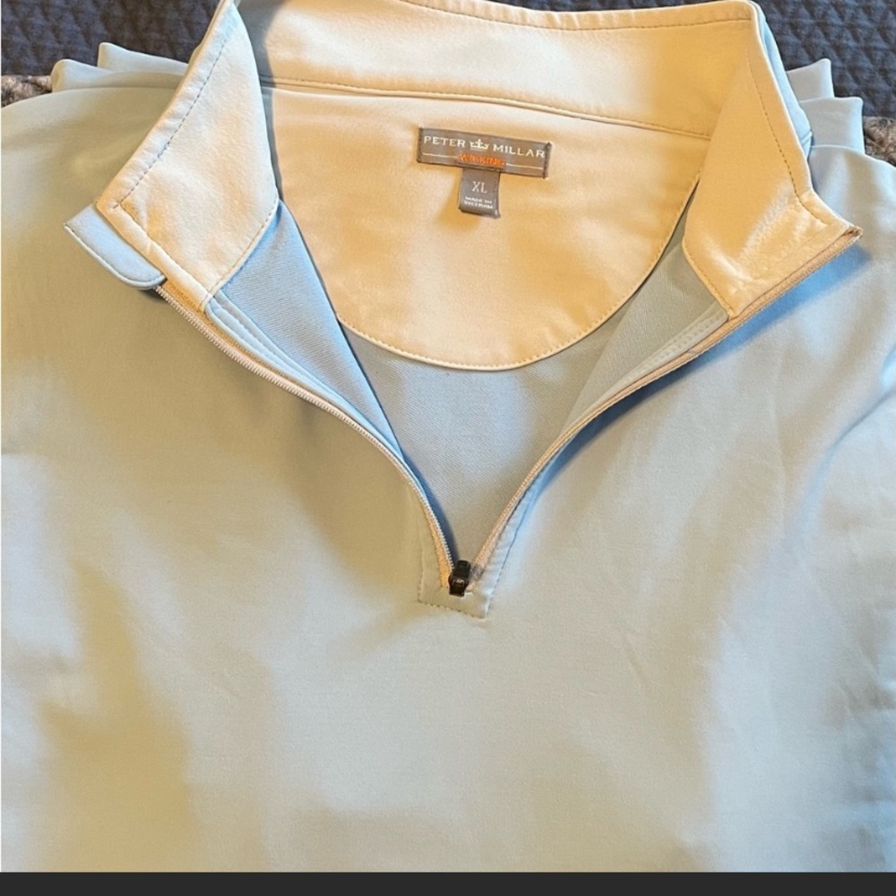 Peter Millar Light Blue and Cream Jacket